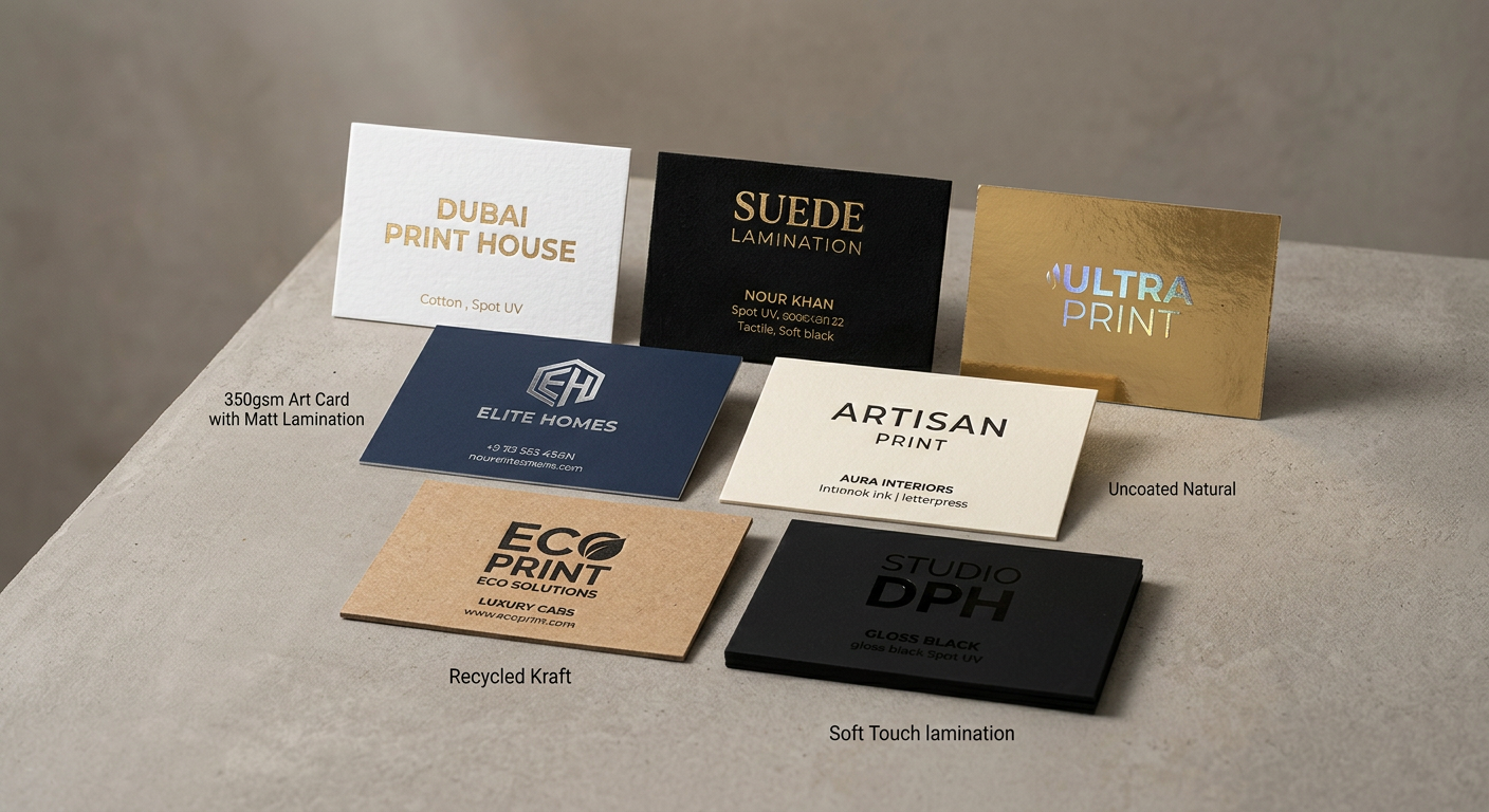 Business Cards printed in Dubai